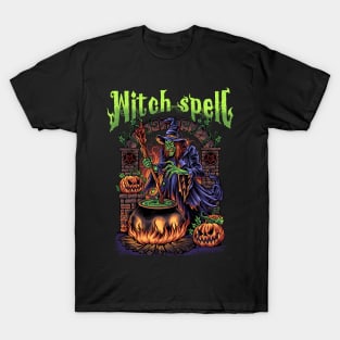 Halloween Scary Witch T-Shirt